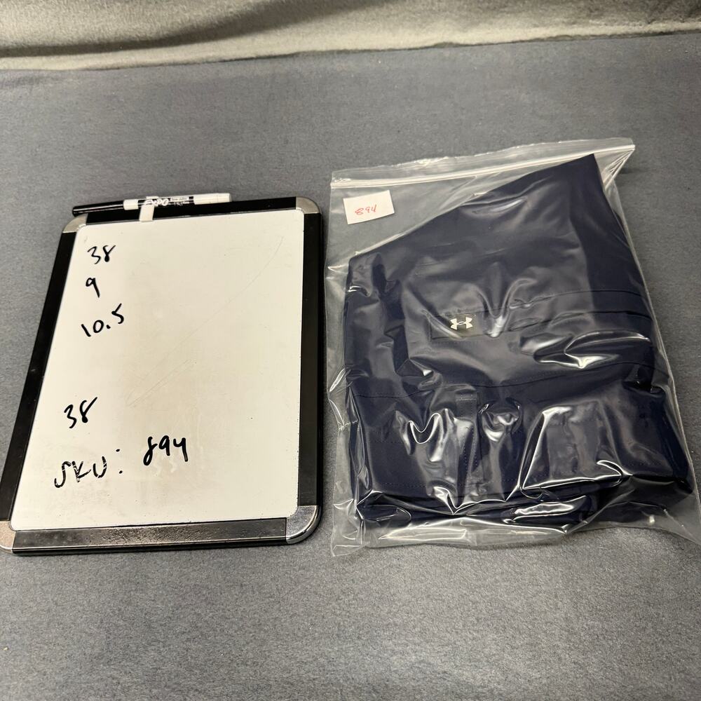 Under Armour Men's Athletic Shorts Navy - Picture 9 of 9